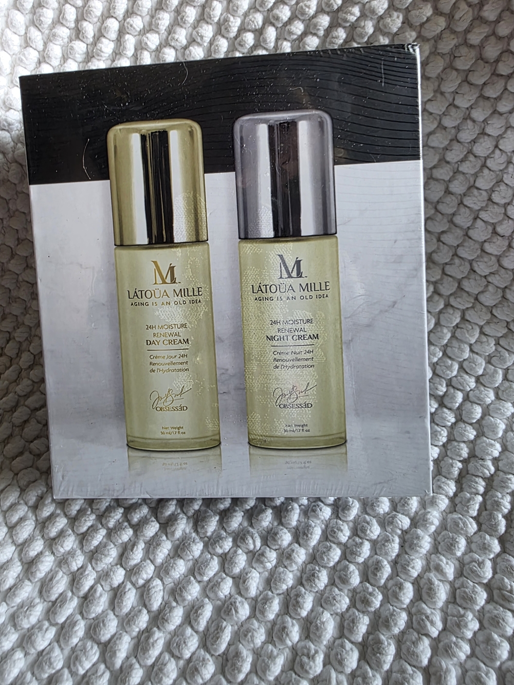 Latoua Mille Day & Night Cream Set - Light Green Bottles